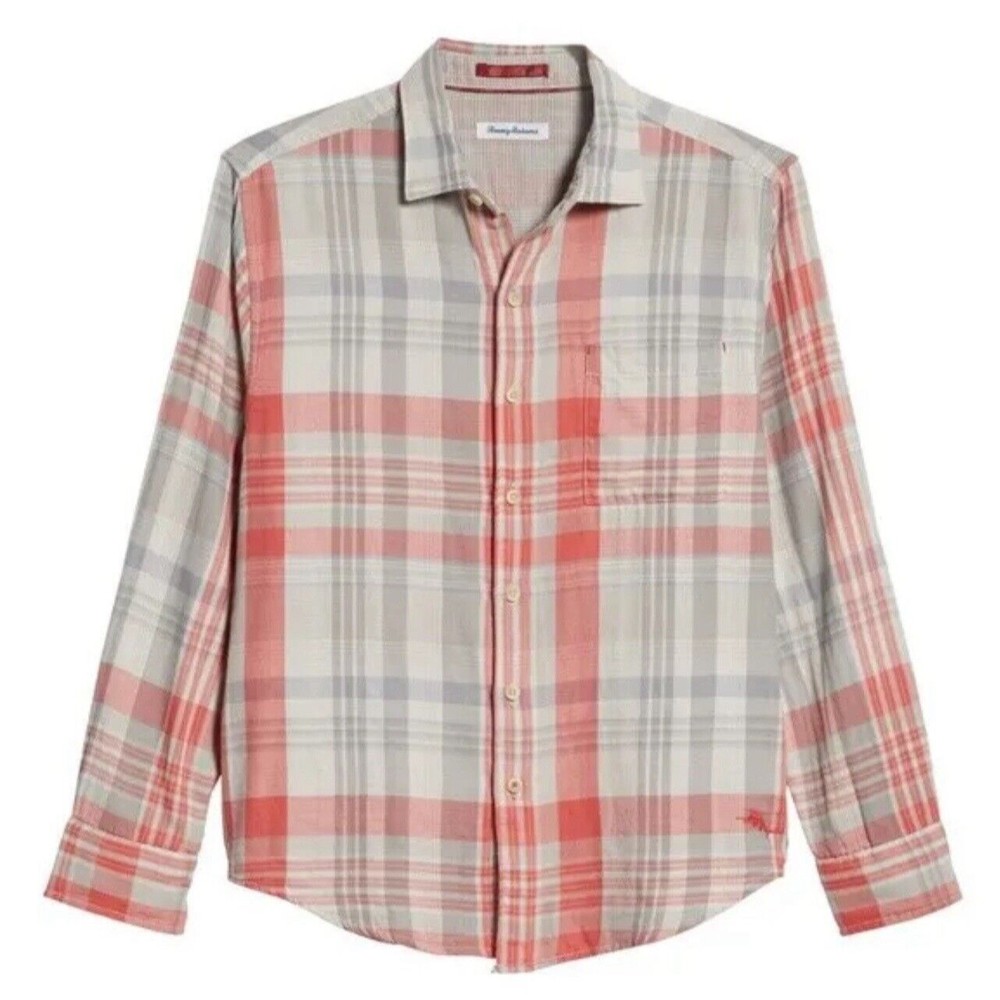 Tommy Bahama mens Button-down-shirts Poinciana Size XL Soft Cotton MSRP $109